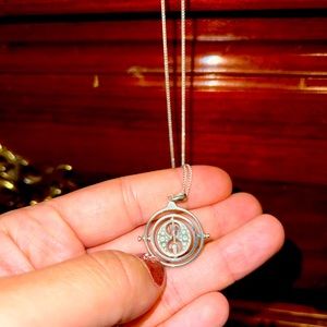 Harry Potter time turner necklace sterling silver